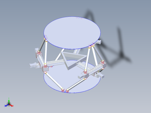 斯图尔特双层扭动平台