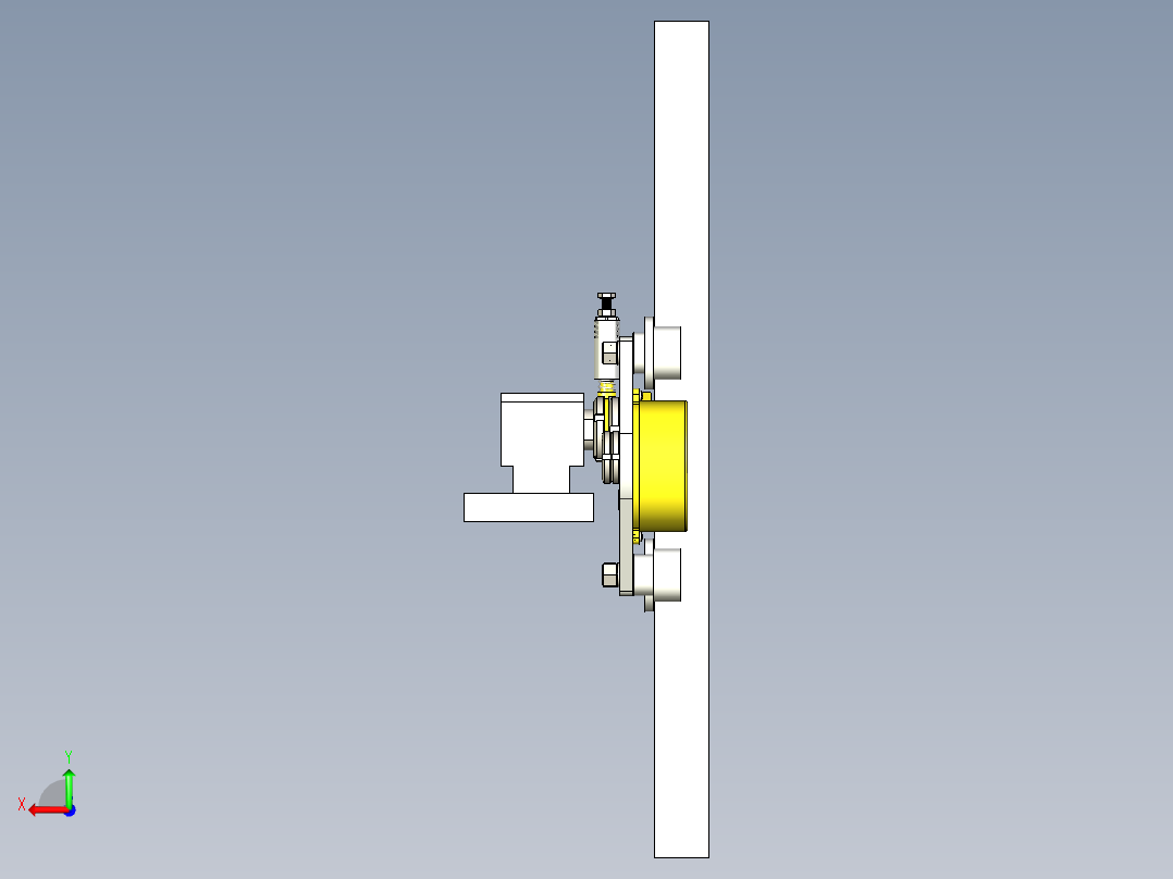 SLT20-L6-2型防坠器后视图