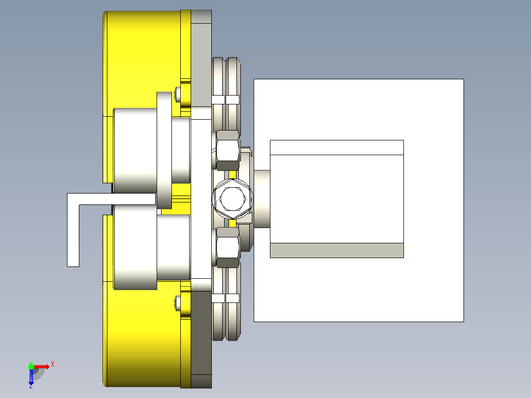 SLT20-L6-2型防坠器俯视图