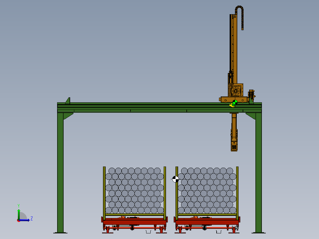 自动上棒机  sw24左视图