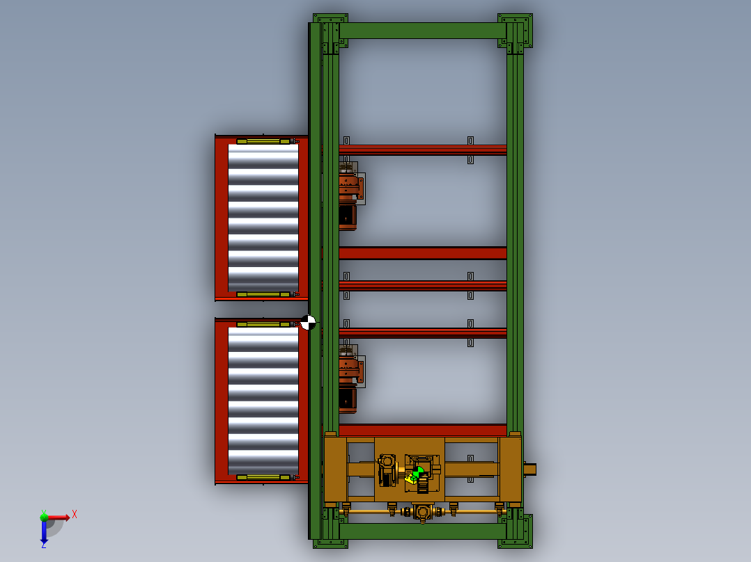 自动上棒机  sw24俯视图