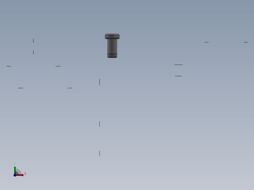 基于连杆机构的气动夹紧机构前视图