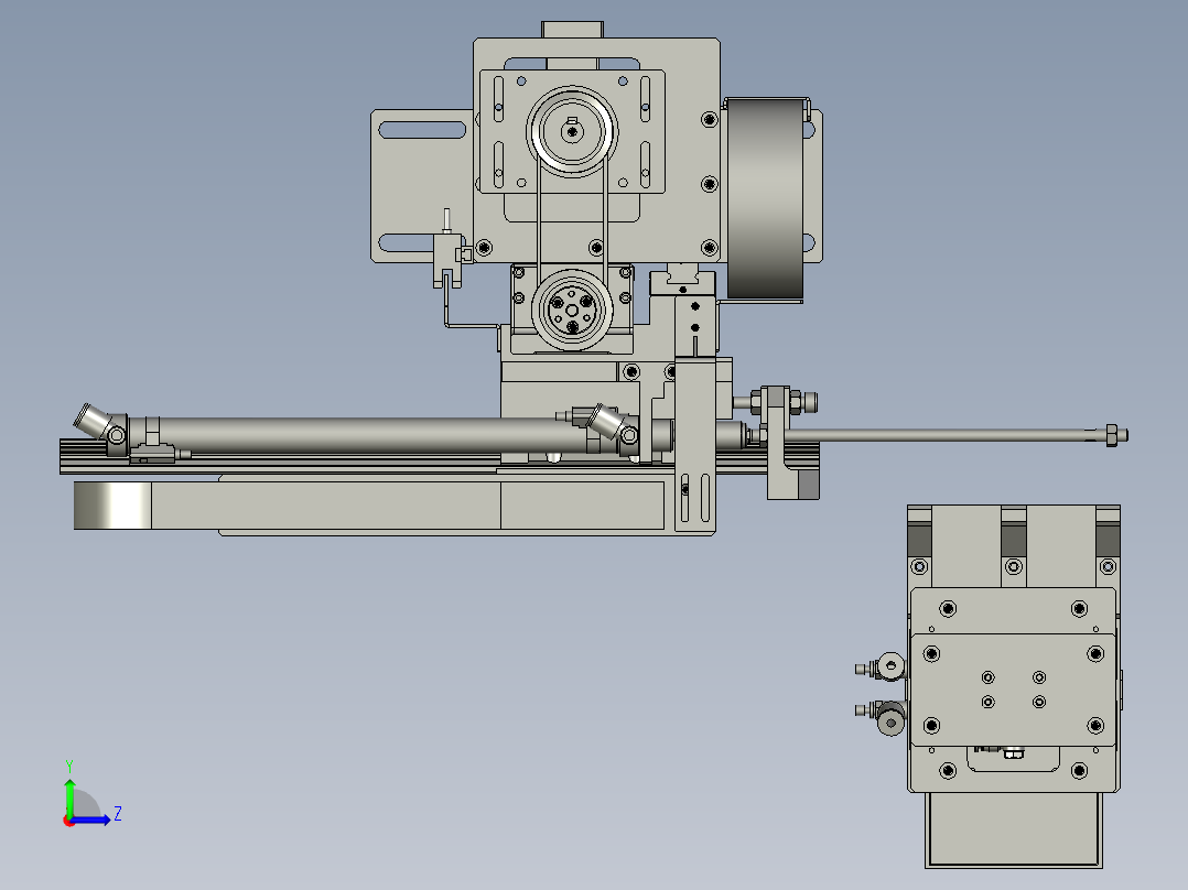 F01AE00021-D60000上盒机械手左视图
