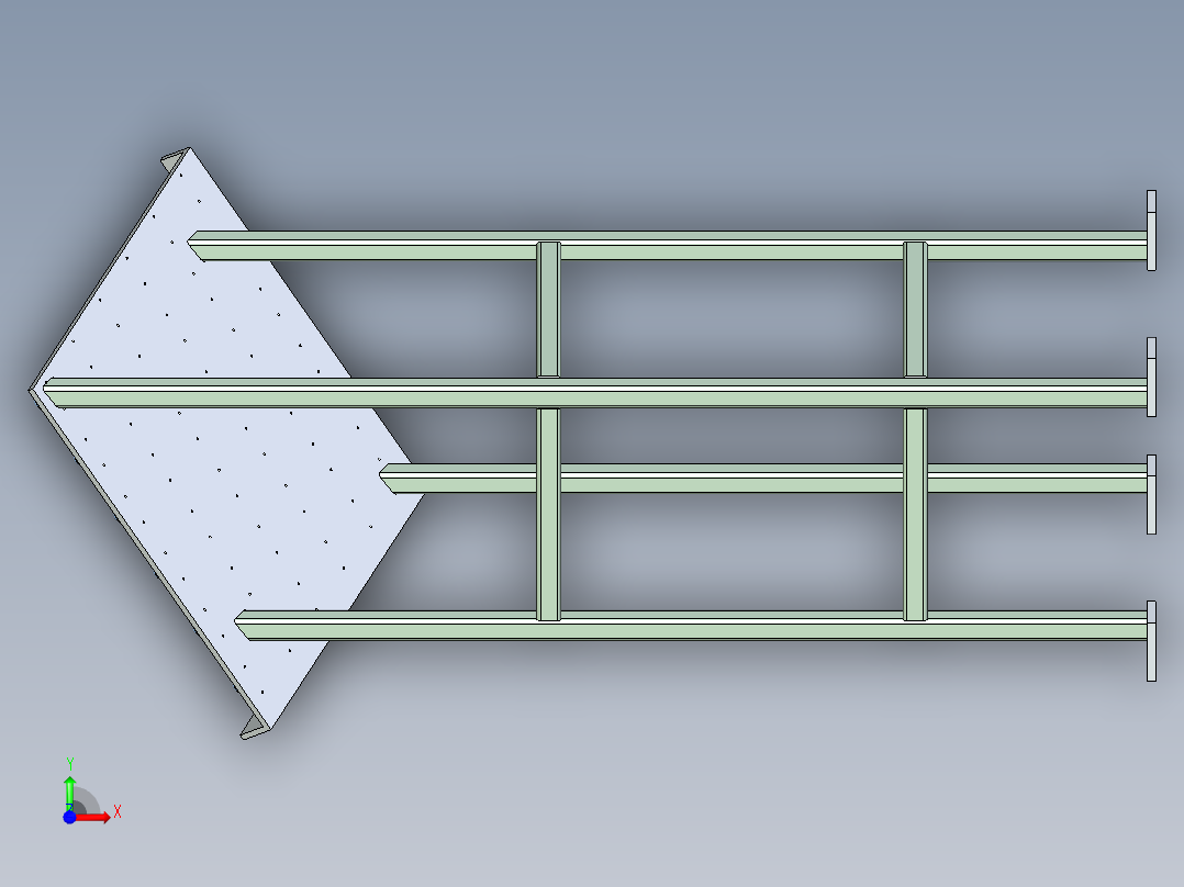 二次定位平台设计前视图