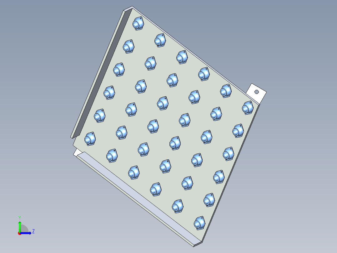 二次定位平台设计左视图