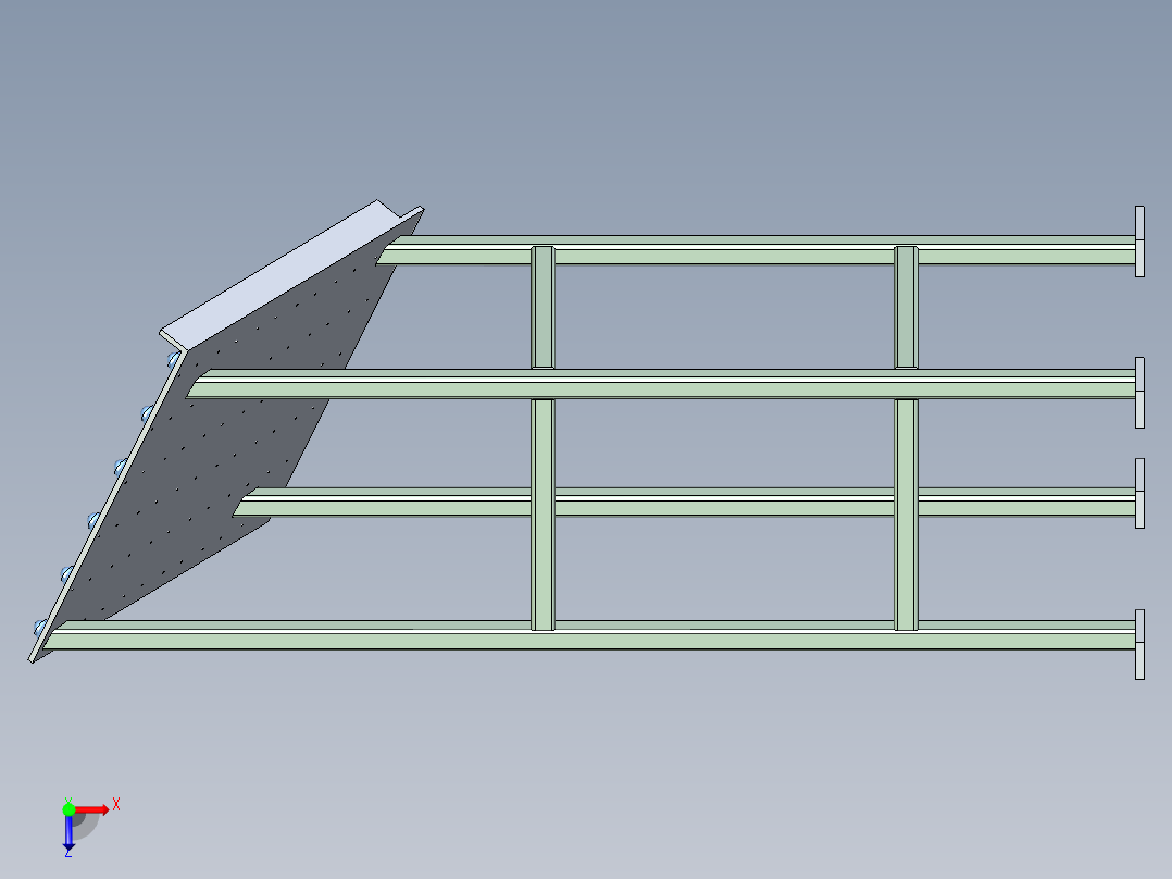 二次定位平台设计俯视图
