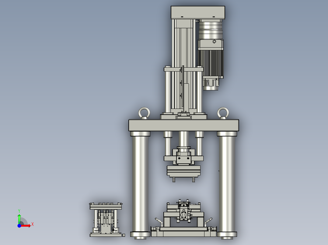 CYBM-07-铜管整圆机构前视图