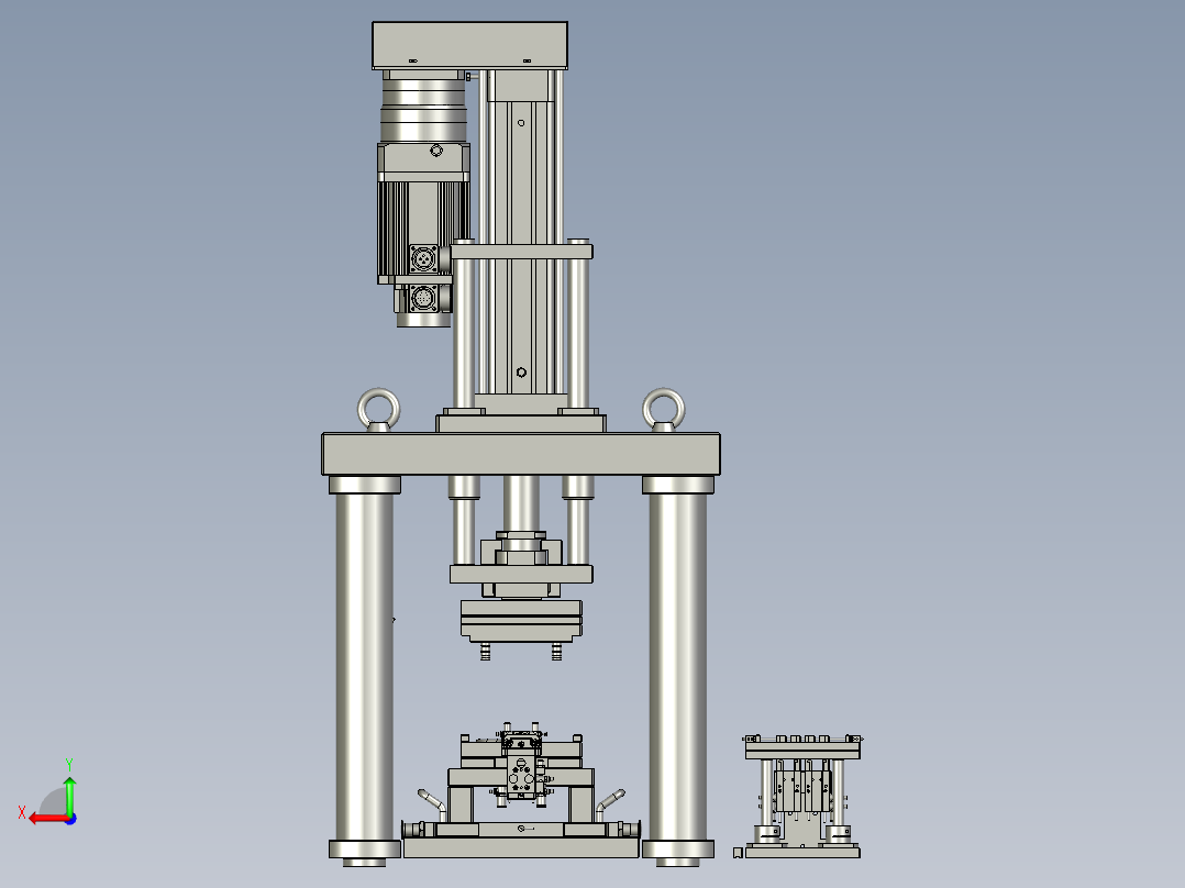 CYBM-07-铜管整圆机构后视图