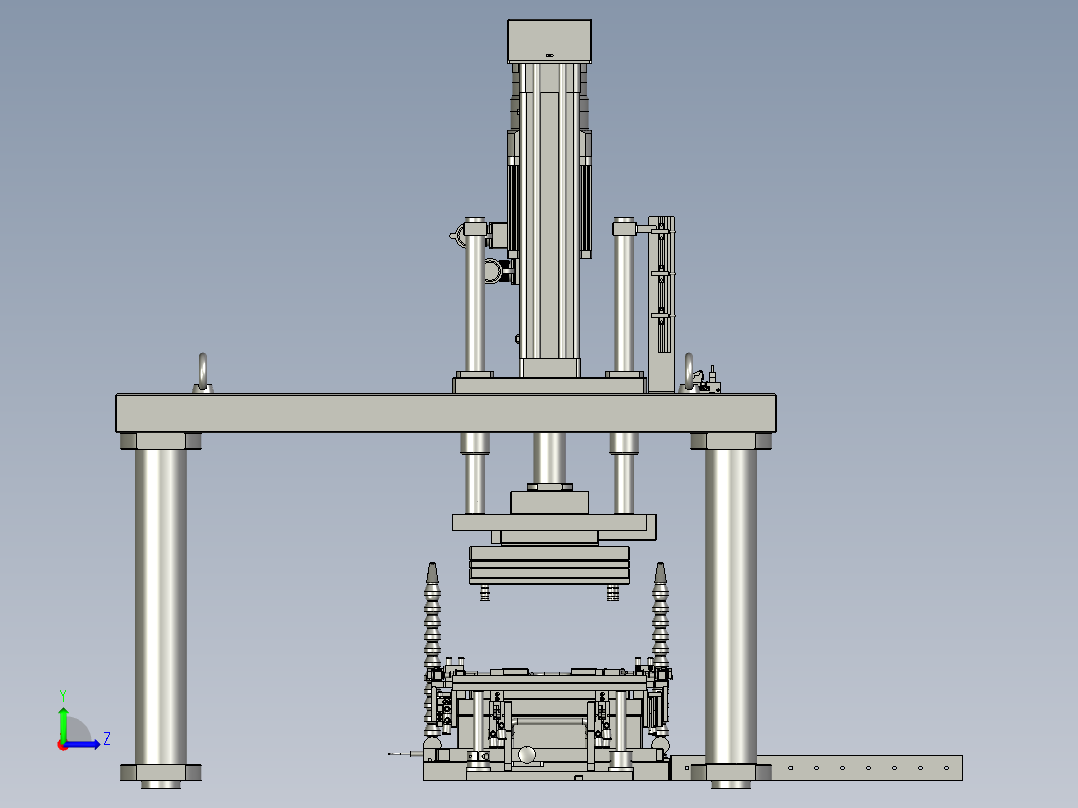 CYBM-07-铜管整圆机构左视图