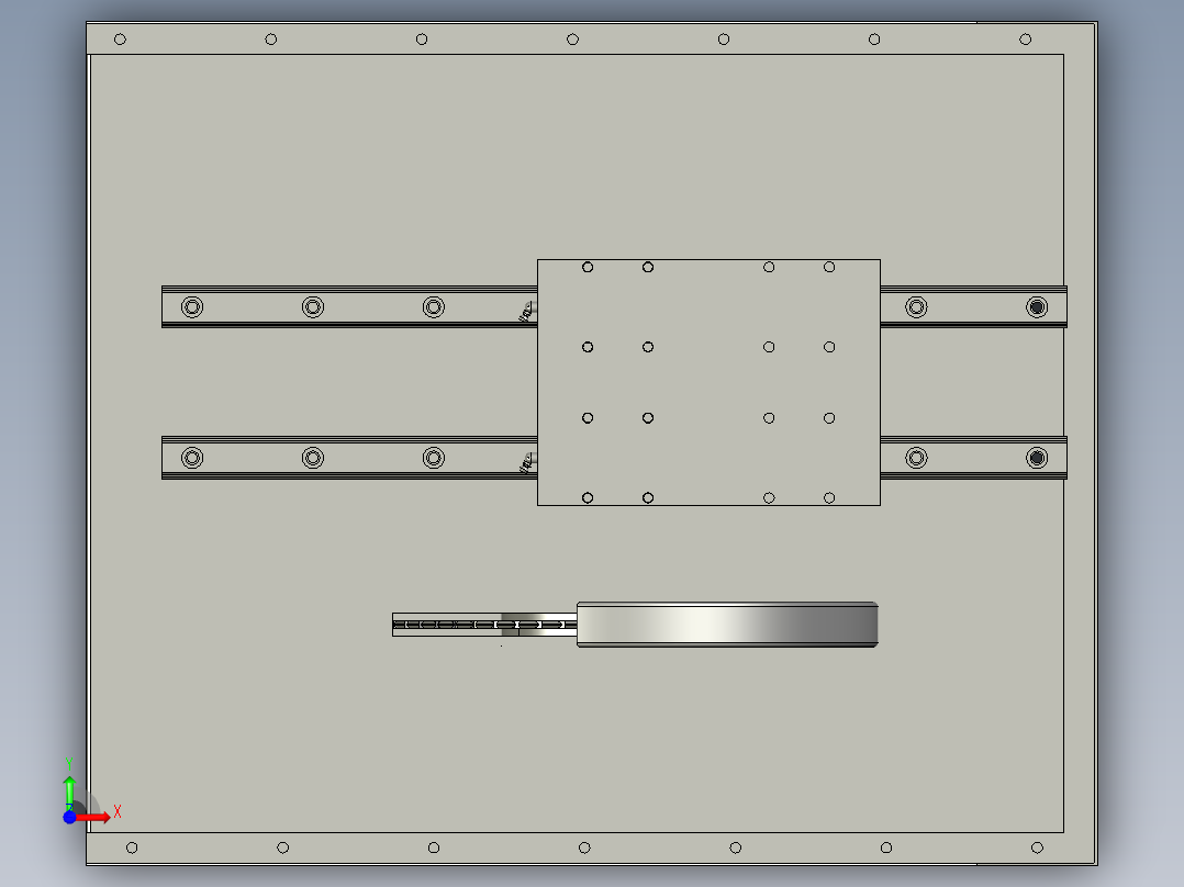 萤石矿开采用矿石切割机前视图