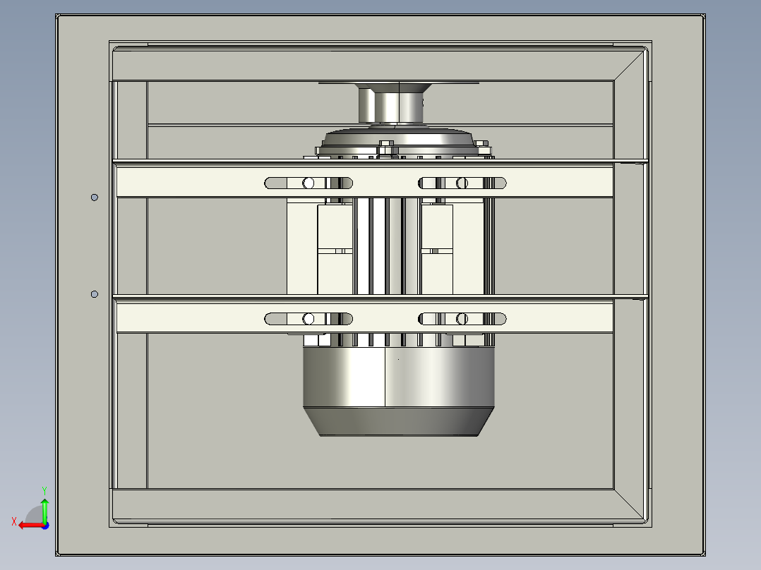 萤石矿开采用矿石切割机后视图