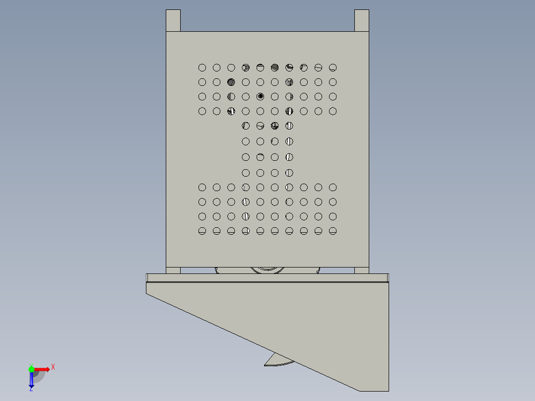 萤石矿开采用矿石切割机俯视图