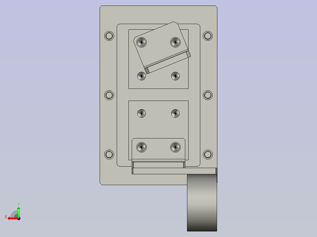 电子插针精密焊接生产线设计-焊机部分-V1后视图