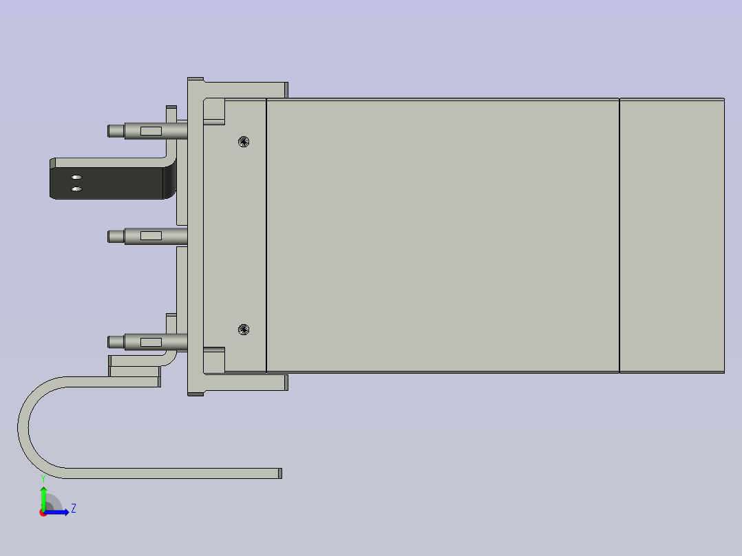 电子插针精密焊接生产线设计-焊机部分-V1左视图