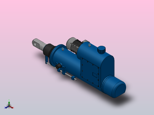 DYTD系列电液推杆DYTD3-2000-300／22ZL正等轴测缩略图
