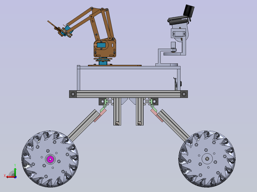 A0005227-火星探测车 Solidworks 模型后视图