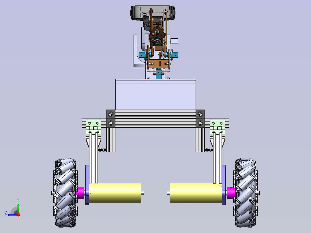 A0005227-火星探测车 Solidworks 模型右视图