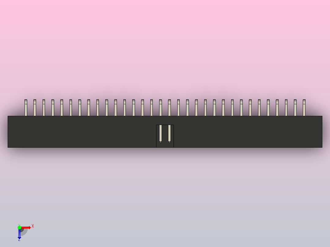 IDC BH连接器套件不同尺寸俯视图