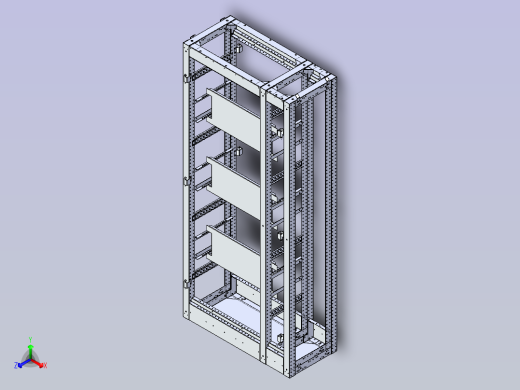 低压开关柜三维模型