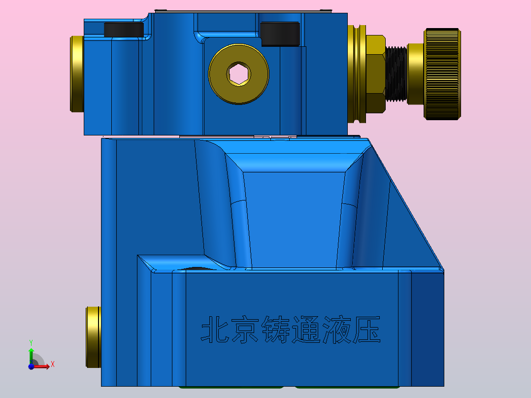 DR20-YM 先导式减压阀前视图