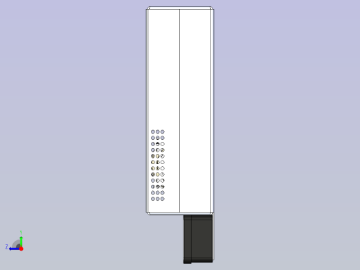 空气加热装置 STEP格式右视缩略图