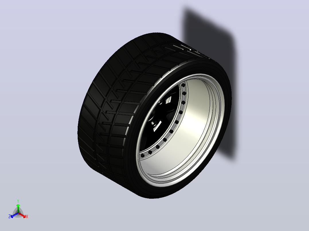 全套车轮8x13-u+185-u+4x100主视图