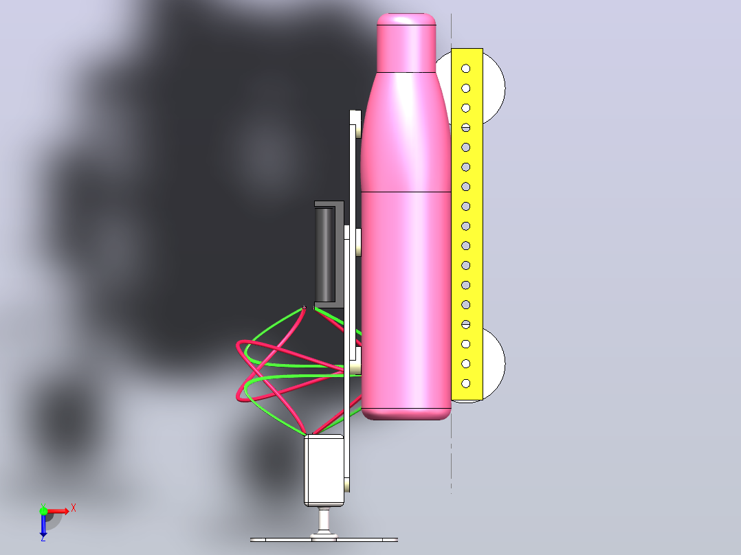 水陆两栖飞行器制作俯视图