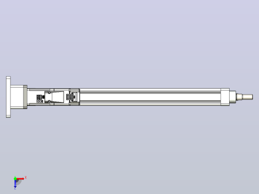 轻载电动缸TPA-ESR25-1002C-L350-MR-FB-W-P10-C3俯视缩略图