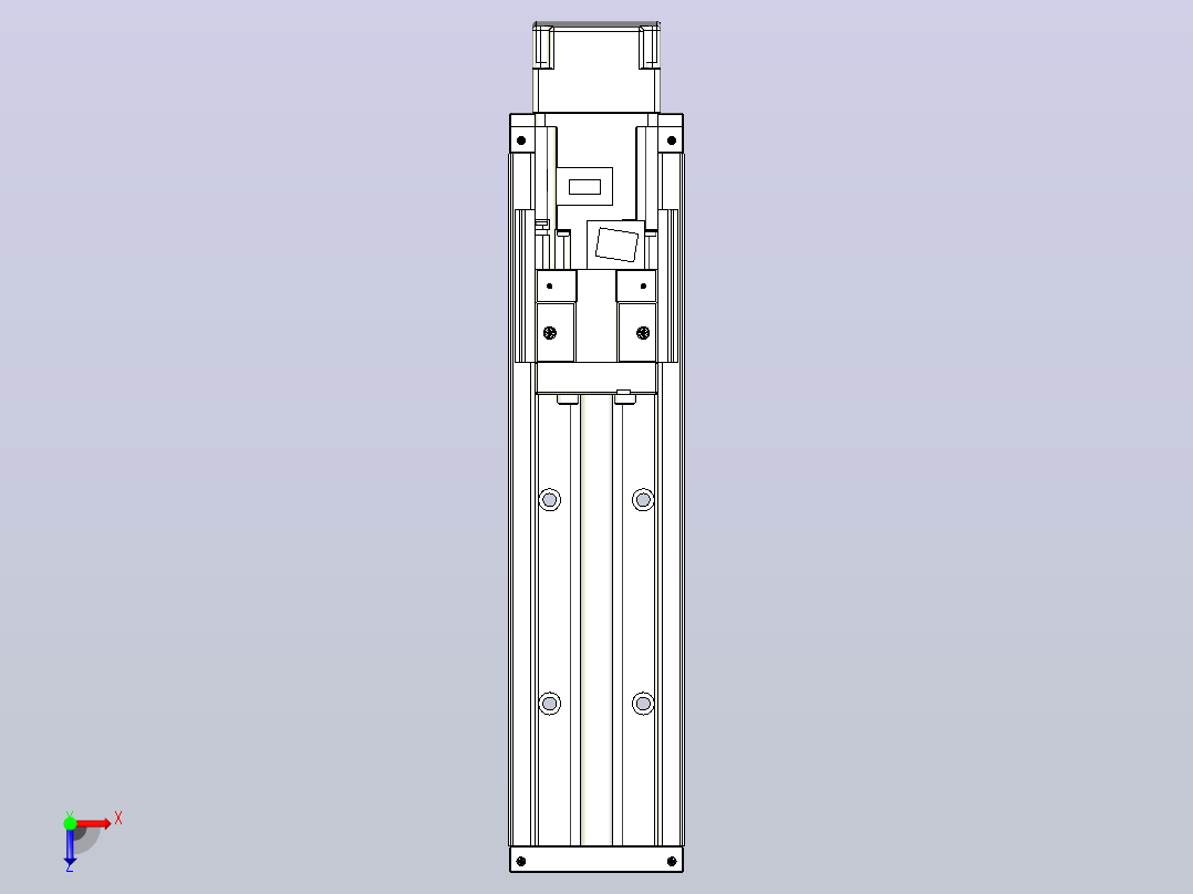 钢基模组TPA-KSR-8610C-340A1-MP-H0俯视图