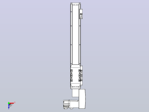 机器人皮带驱动直线轴TPA-GCB-50-P42-L300-QR-M10-N3俯视缩略图
