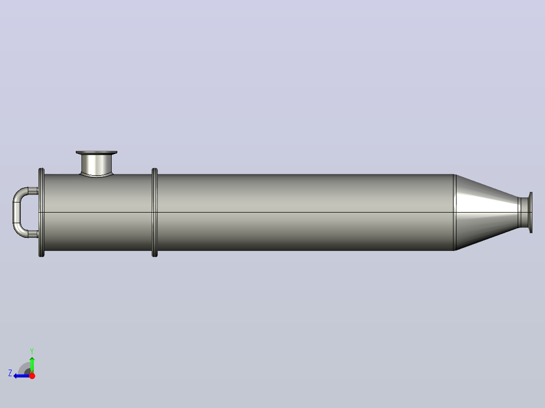 DGX04-K卡式双节直角过滤器[DGX04-K-DN40]右视图