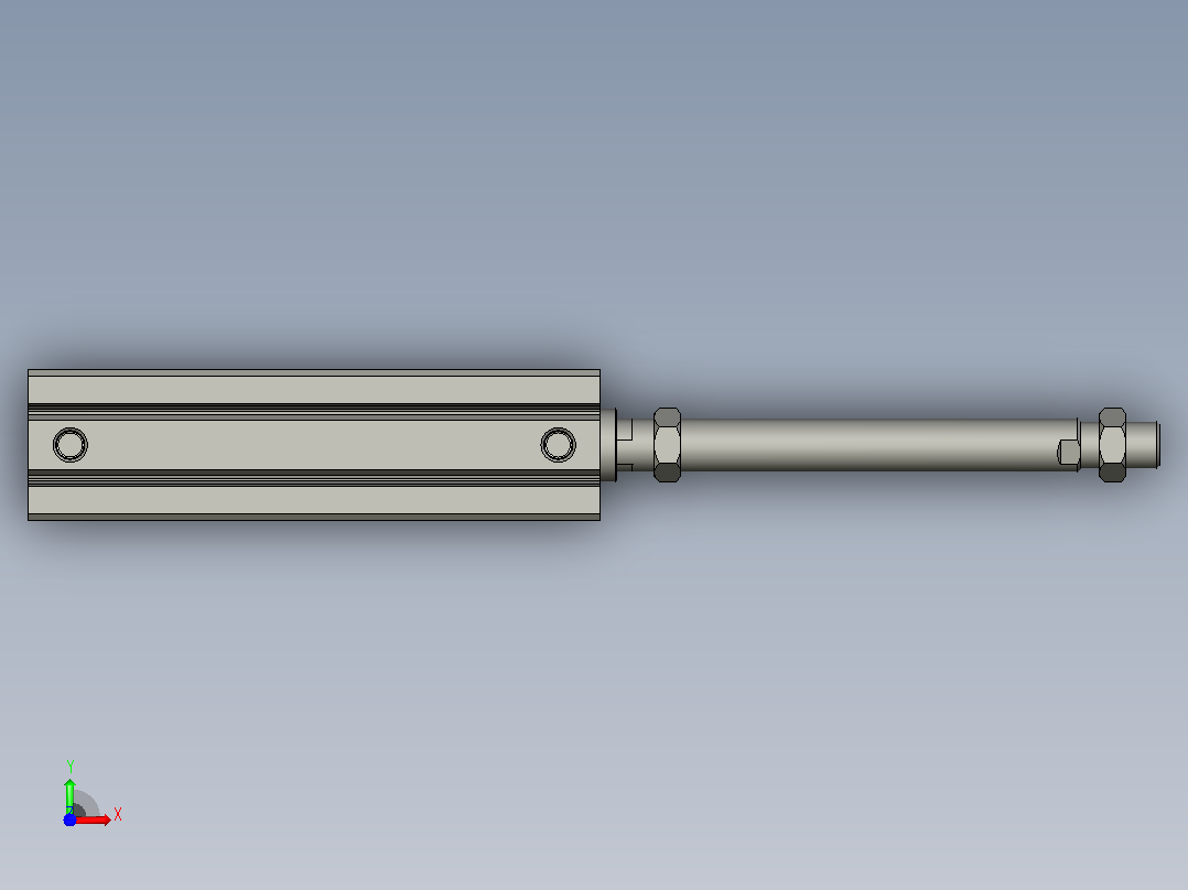 ACQ32x125SB薄型气缸-8261前视图