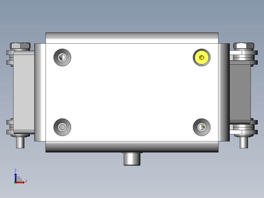 千斤顶机构前视图