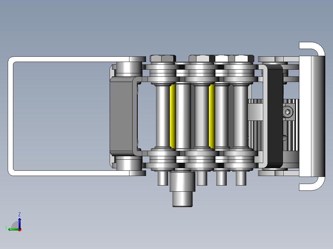 千斤顶机构左视图