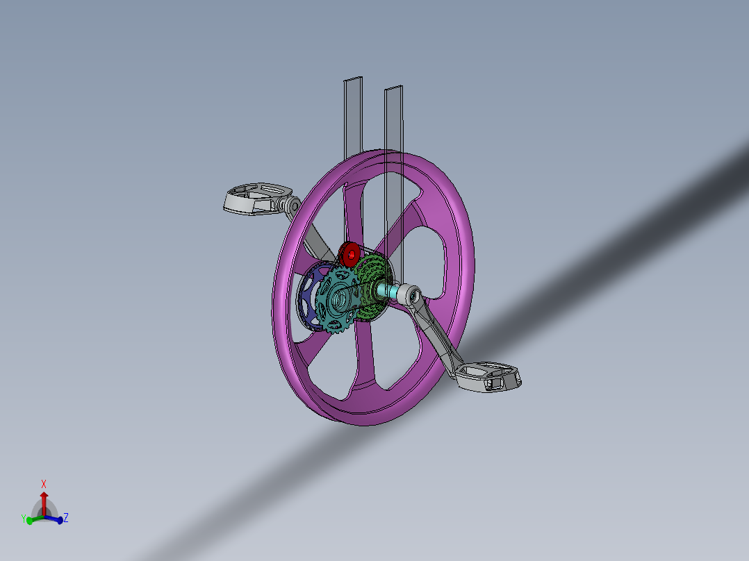 solidworks 前轮齿轮箱