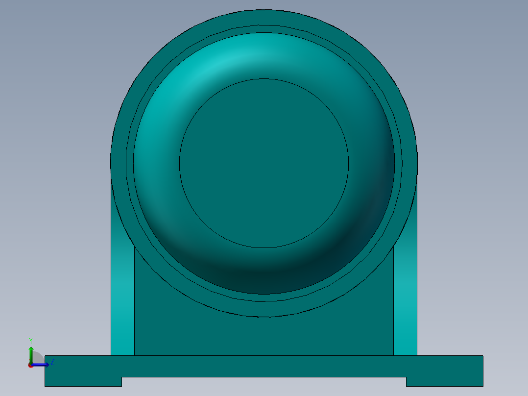 电机XWD1.5-3 1／17左视图