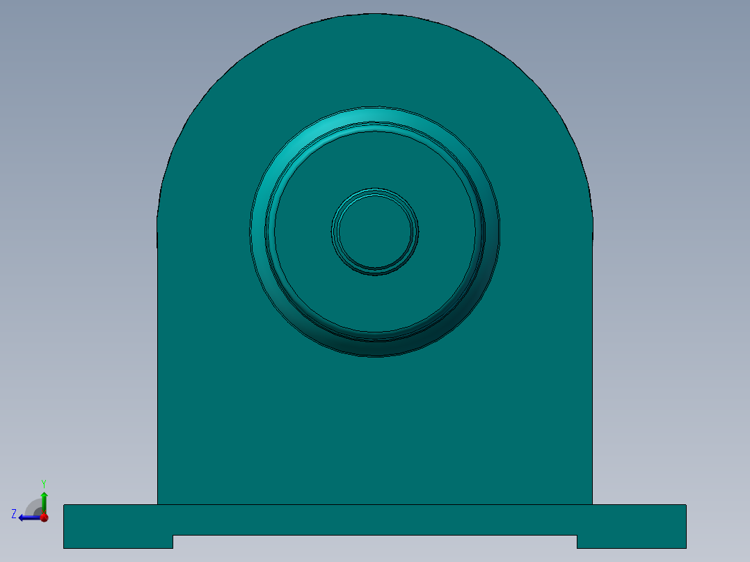 电机XWD1.5-3 1／17右视图