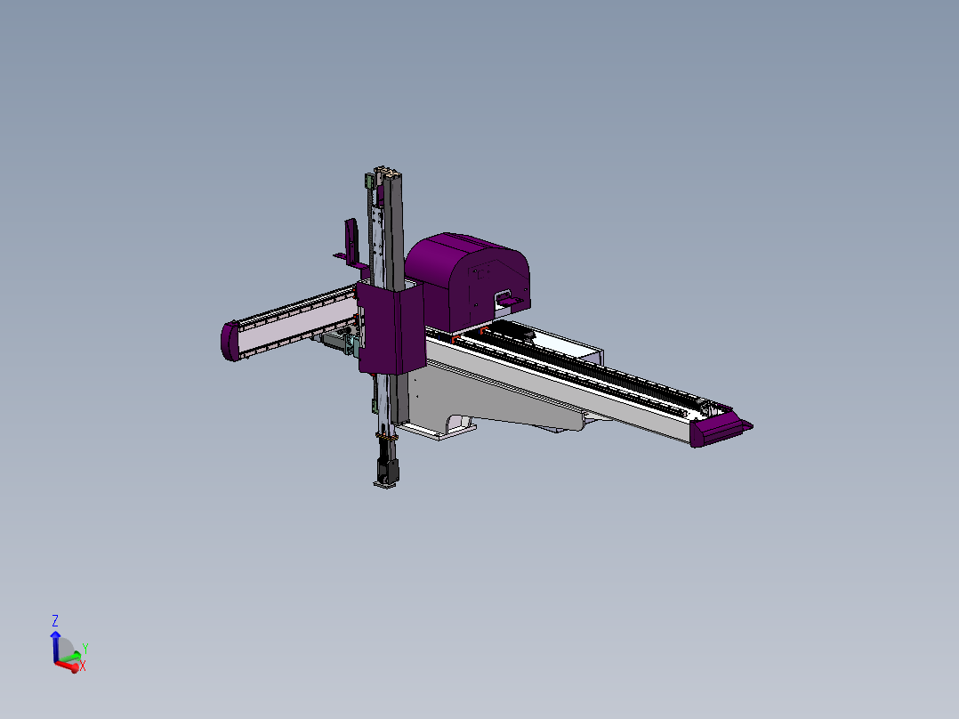 伺服机械手sldprt图纸注塑机机械手机器人自动化上下料机械手
