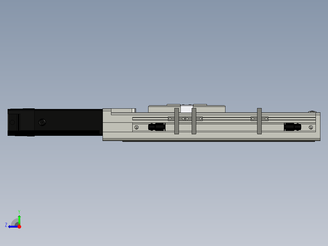 Toyo东佑达直线模组-ECH6-100-BC+煞車右视图