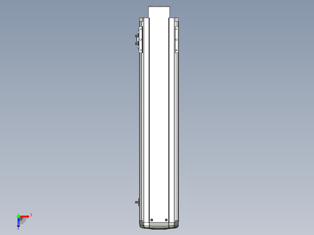 Toyo东佑达直线模组-ETH13-550-BM-200W+煞車俯视图