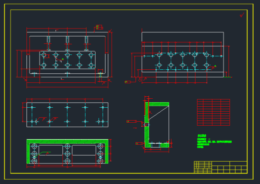 柴油气缸端盖螺丝孔加工设备设计缩略图
