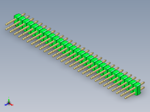 彩色公头100mil（2.54mm）系列-DS1021_green_2x29p_100mil_Type1_rev1.0