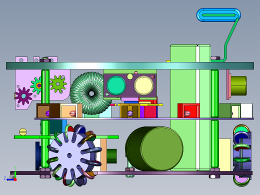 三轮全向移动平台右视缩略图