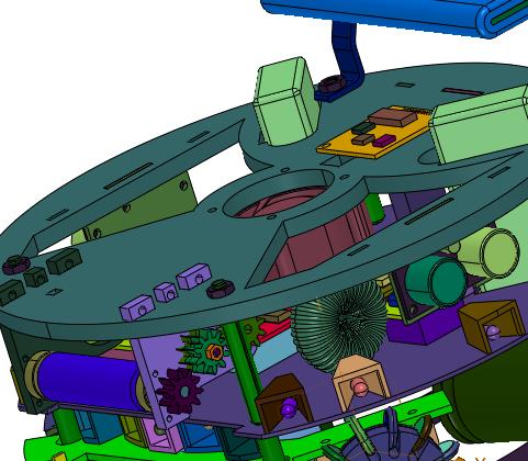 三轮全向移动平台