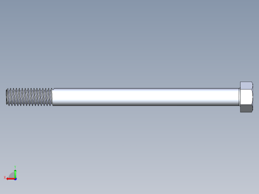 UNC 六角螺栓-Hex Bolt 0.375-16 x 5后视缩略图
