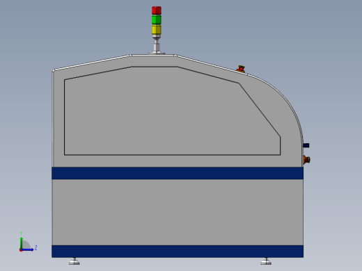 智能卡超声波天线绕线机 自动化3D模型素材左视缩略图
