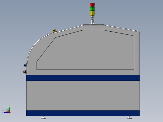智能卡超声波天线绕线机 自动化3D模型素材右视缩略图