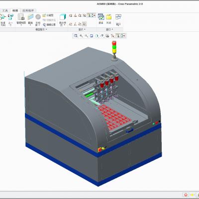 智能卡超声波天线绕线机 自动化3D模型素材