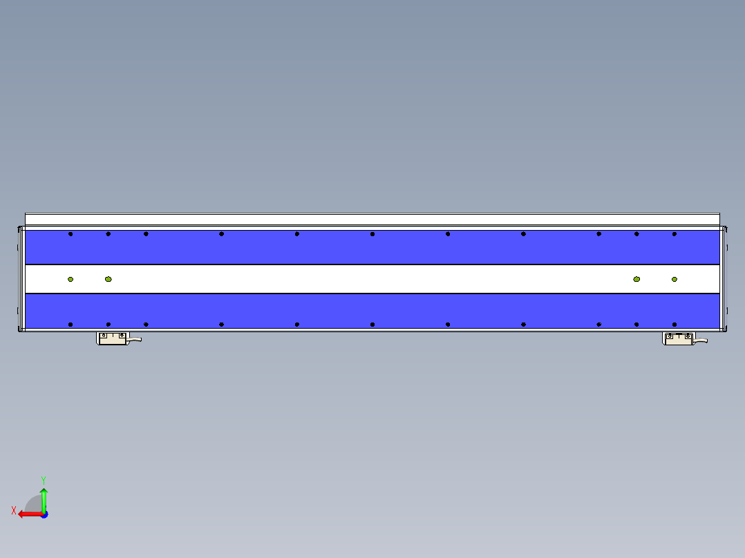 威洛博LC系列3d模型模组2LC14S1Y-S550后视图