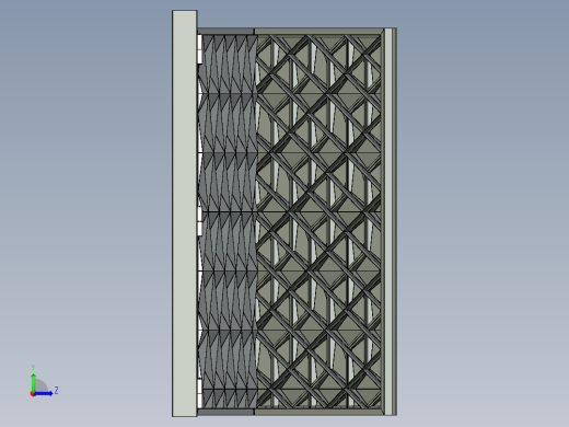 6号入口门左视缩略图